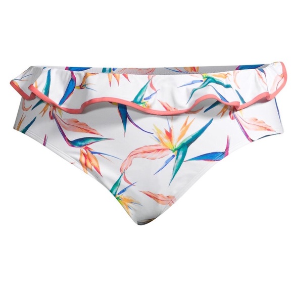 Womens Plus Size Birds of Paradise Swimsuit Bottom - Picture 2 of 5